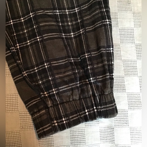 American Bazi Gray Plaid Bondage Cargo Pants - Picture 5 of 10